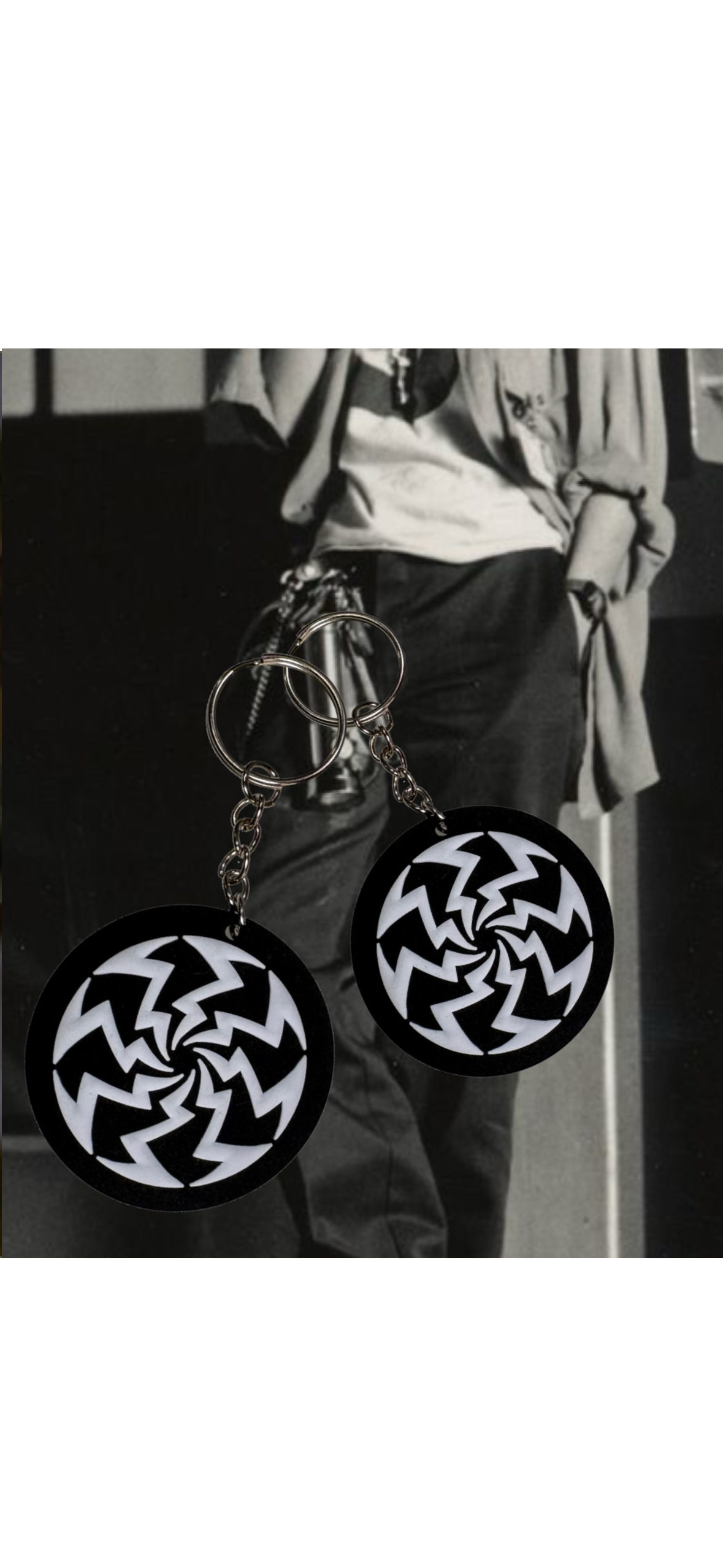 NANCY TATTOOZ FONT KEYCHAIN